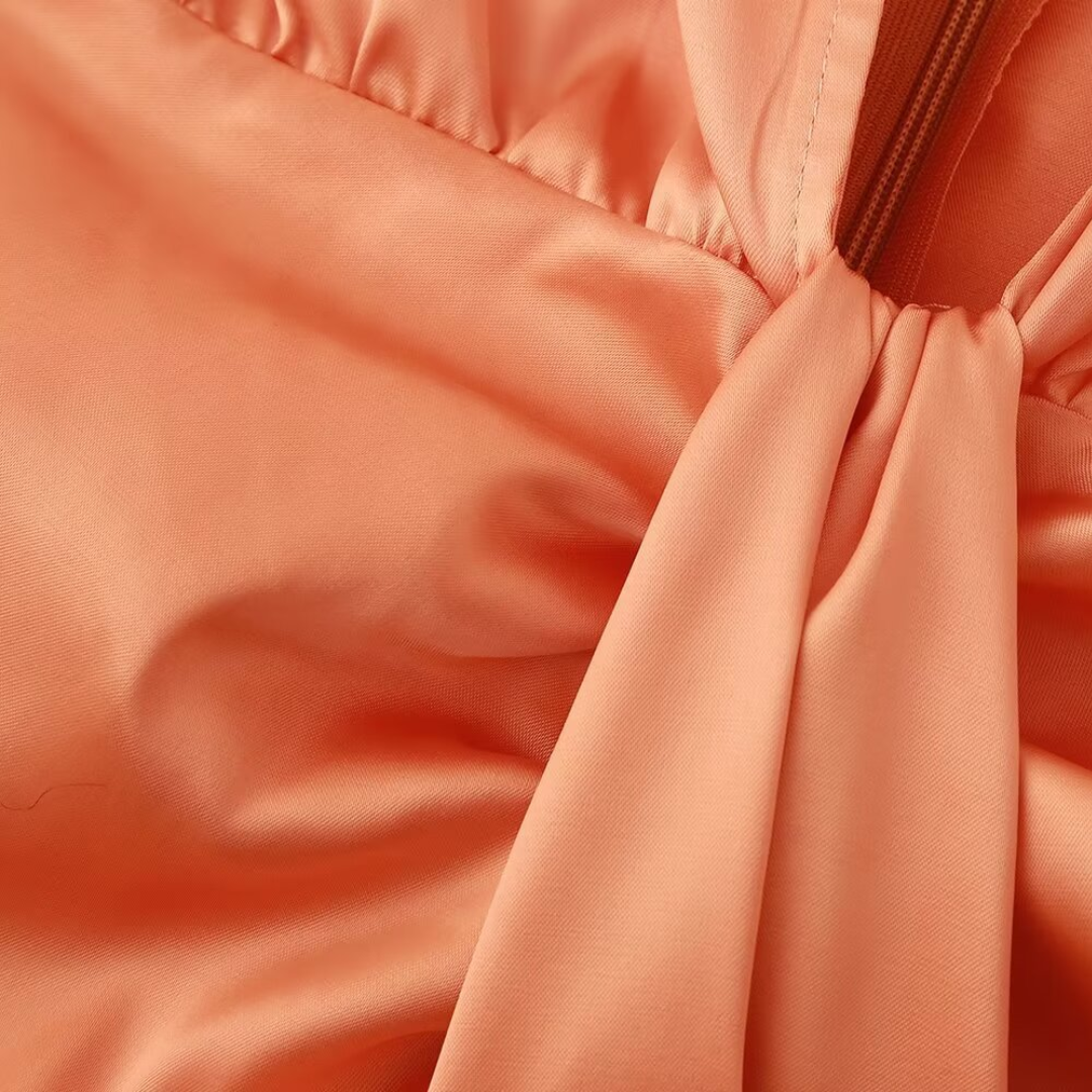 Assia | Abito Midi Drappeggiato