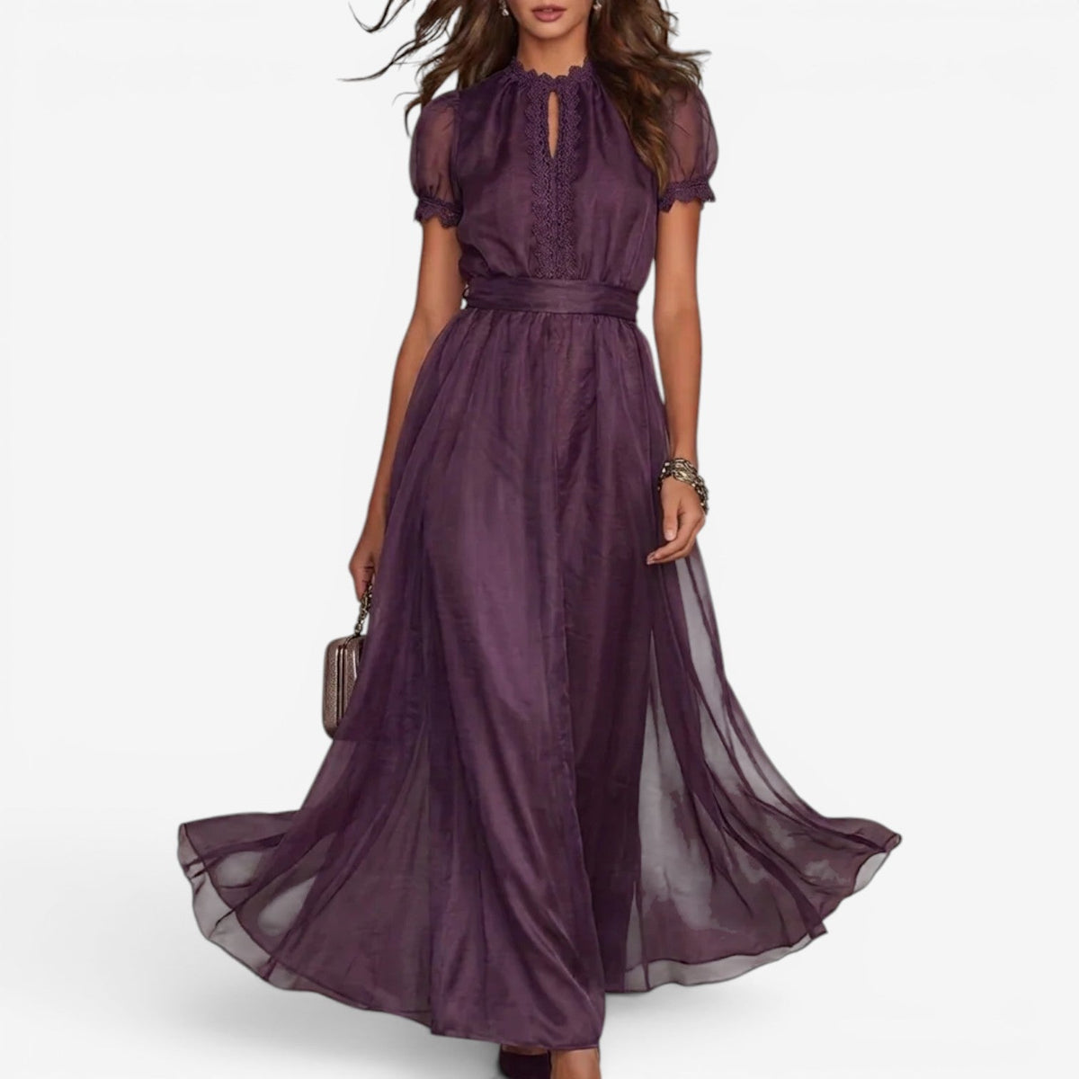 Avianna | Abito Lungo in Chiffon
