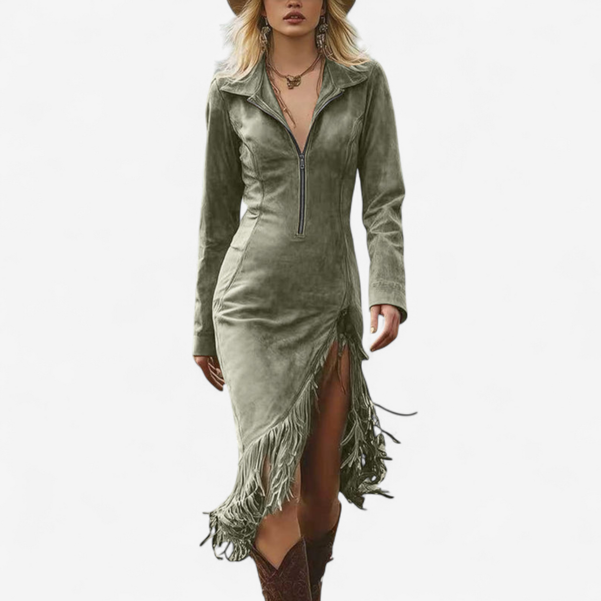 Ginette | Elegante Abito Autunnale