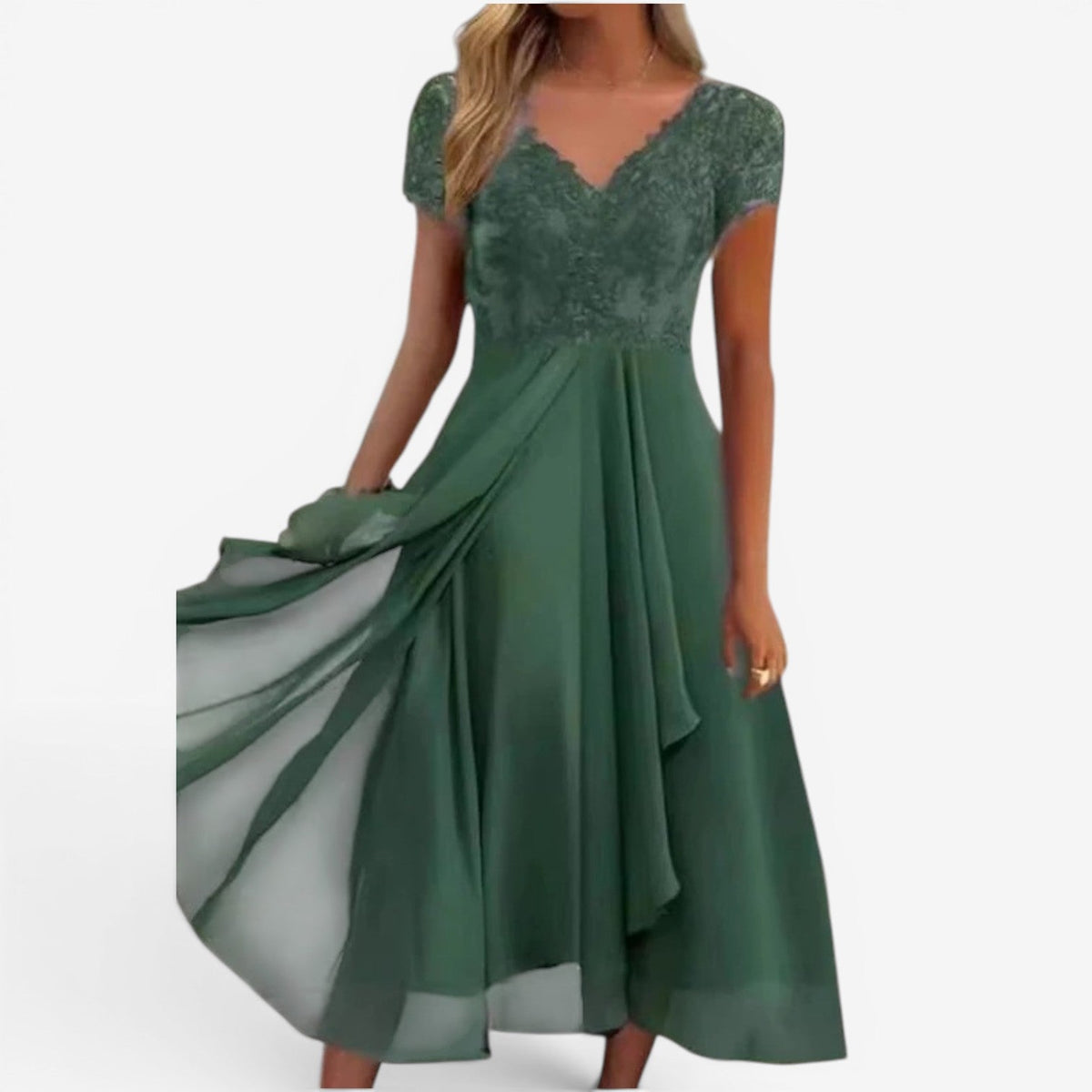 Suzzaine | Abito Midi Chiffon