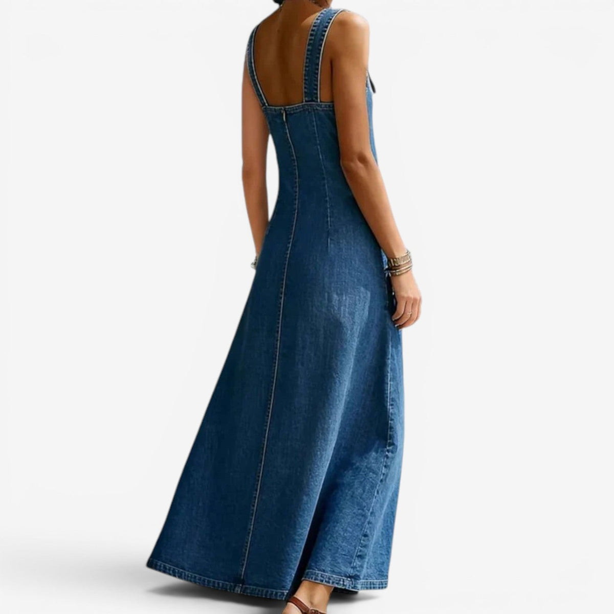 Ellen | Abito Lungo in Denim Stile