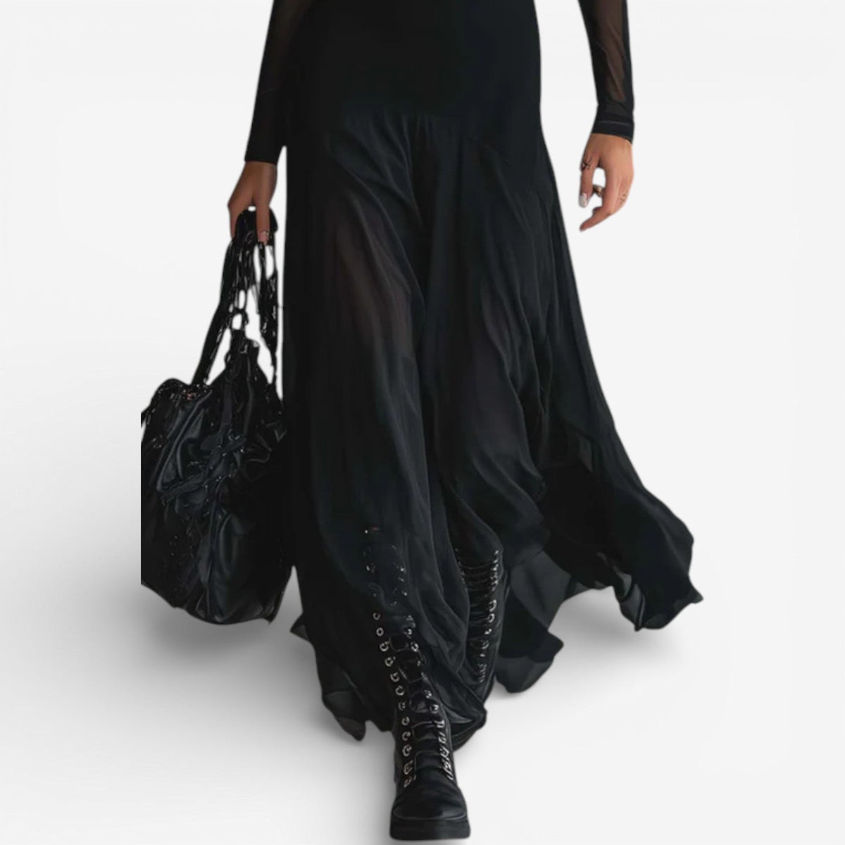 Marwin | Abito Nero Velato