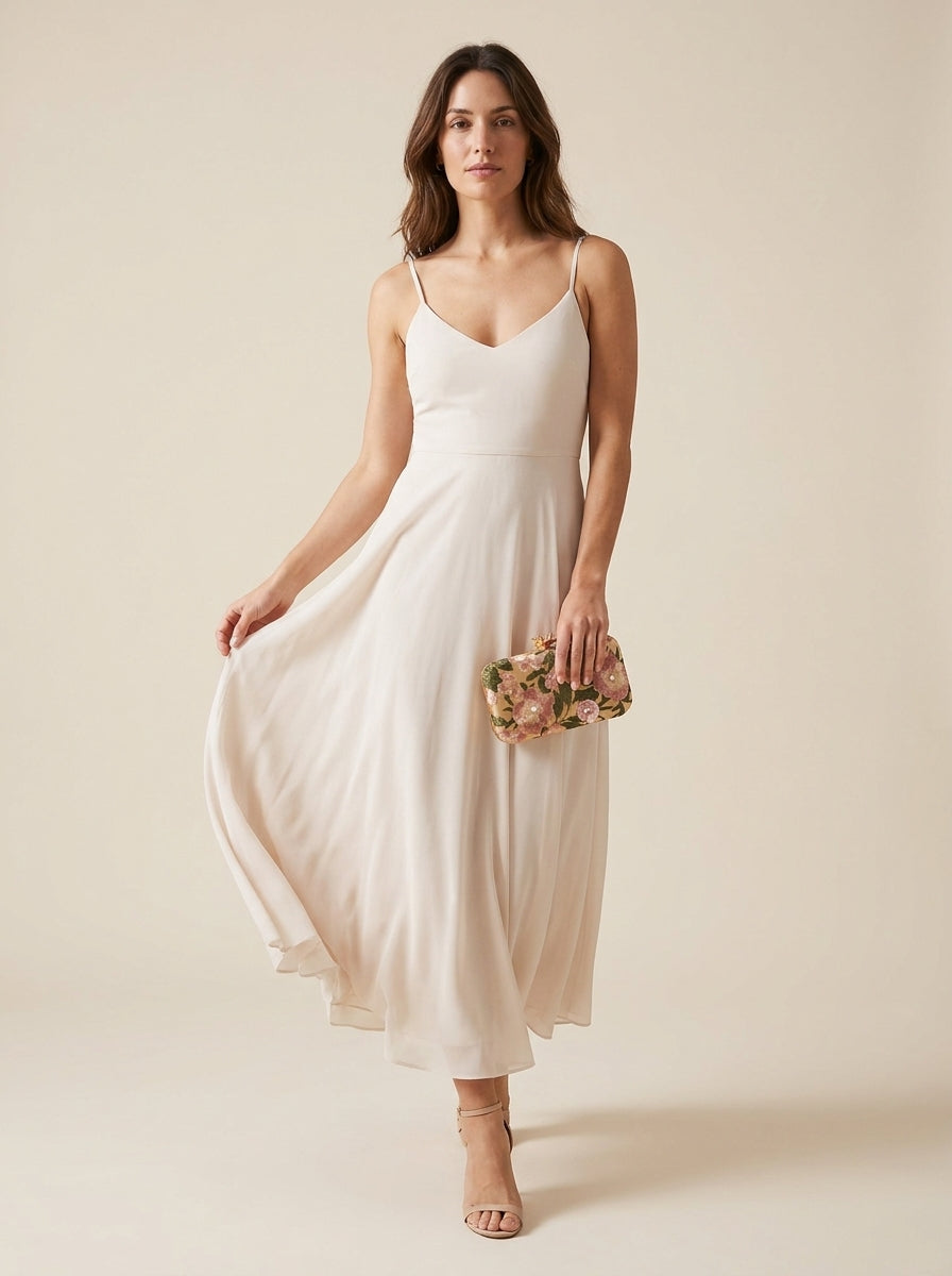 Adela | Pochette Ricamata con Perle