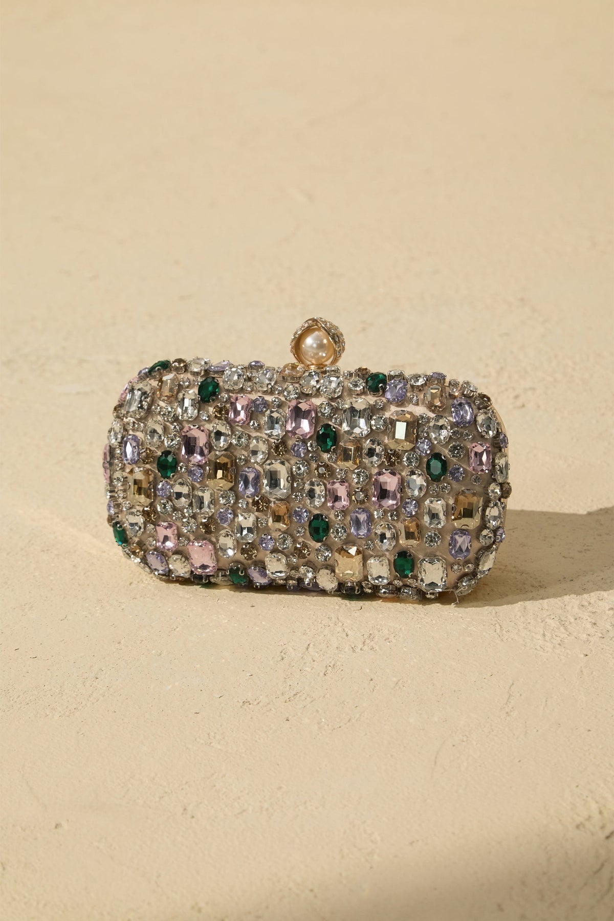 Elsa | Pochette in Raso con Cristalli