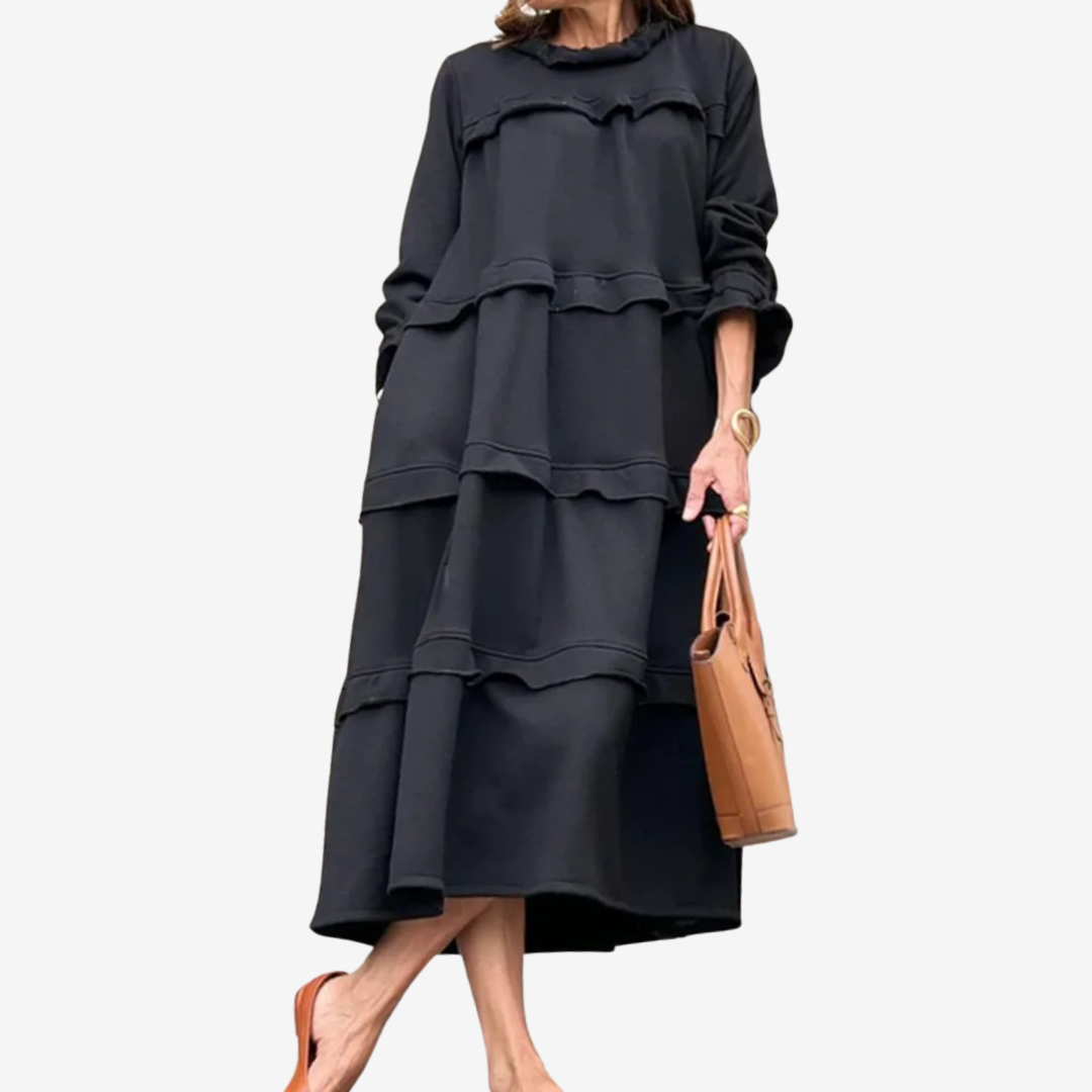 Lauren | Abito Midi con Volant