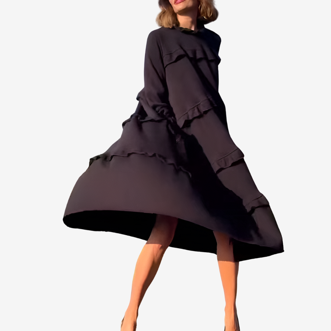 Lauren | Abito Midi con Volant