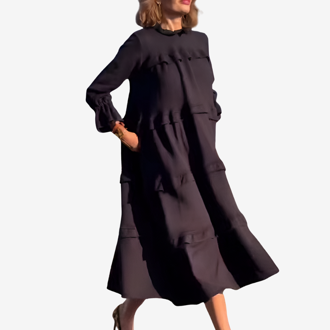 Lauren | Abito Midi con Volant