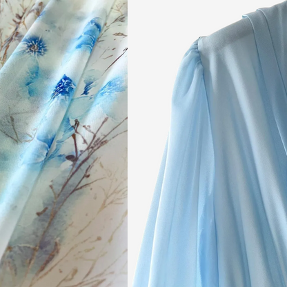 Clarita | Drappo Celeste