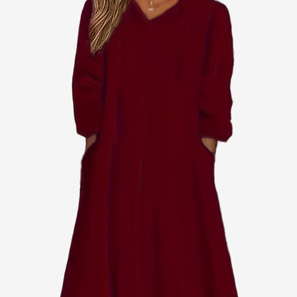 Layla | Abito in Maglia con Cappuccio