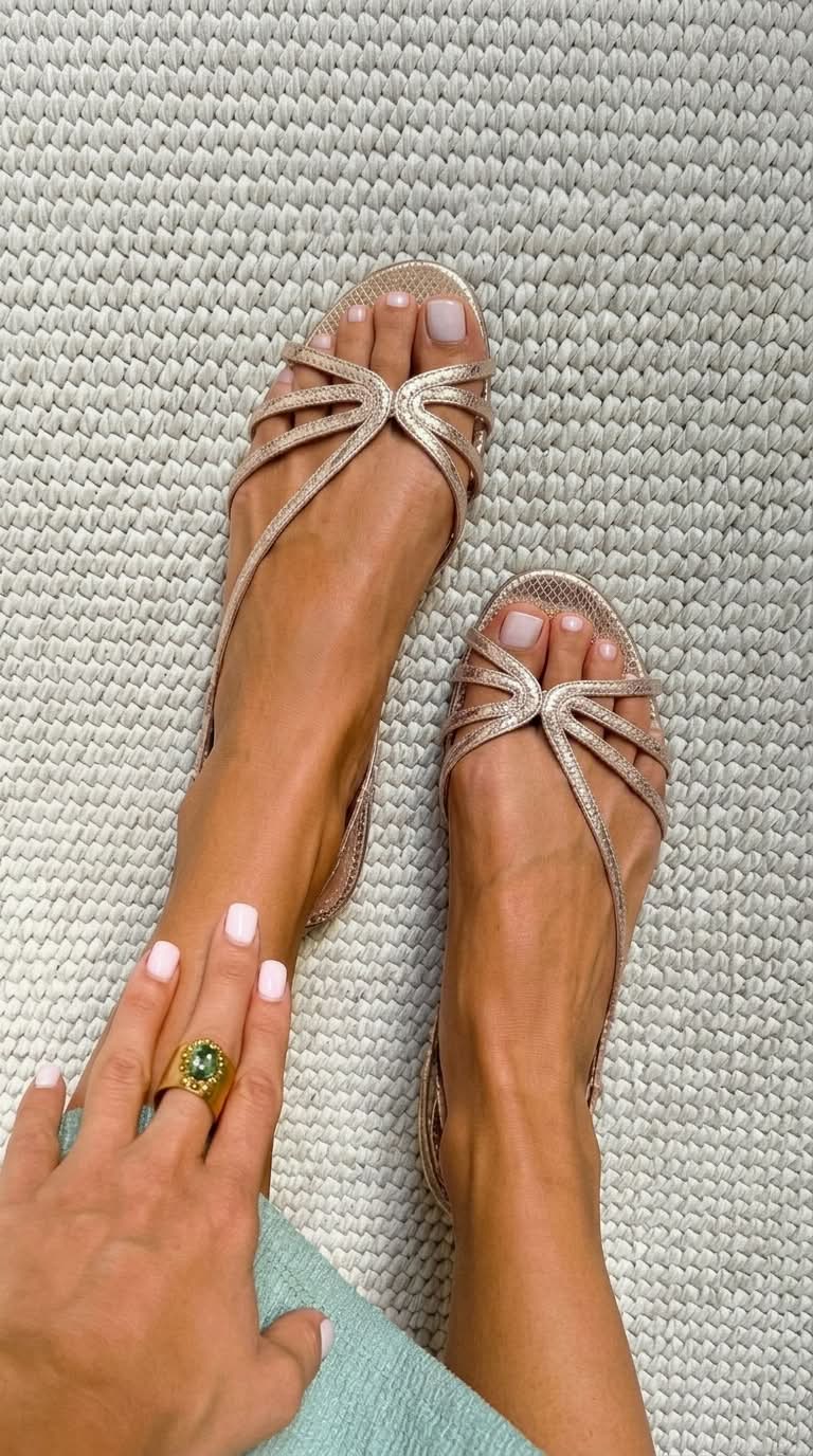Tara™ | Sandalia Dorada