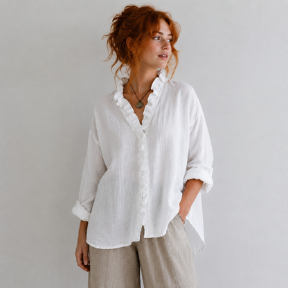 Renata™ | Blusa de Lino