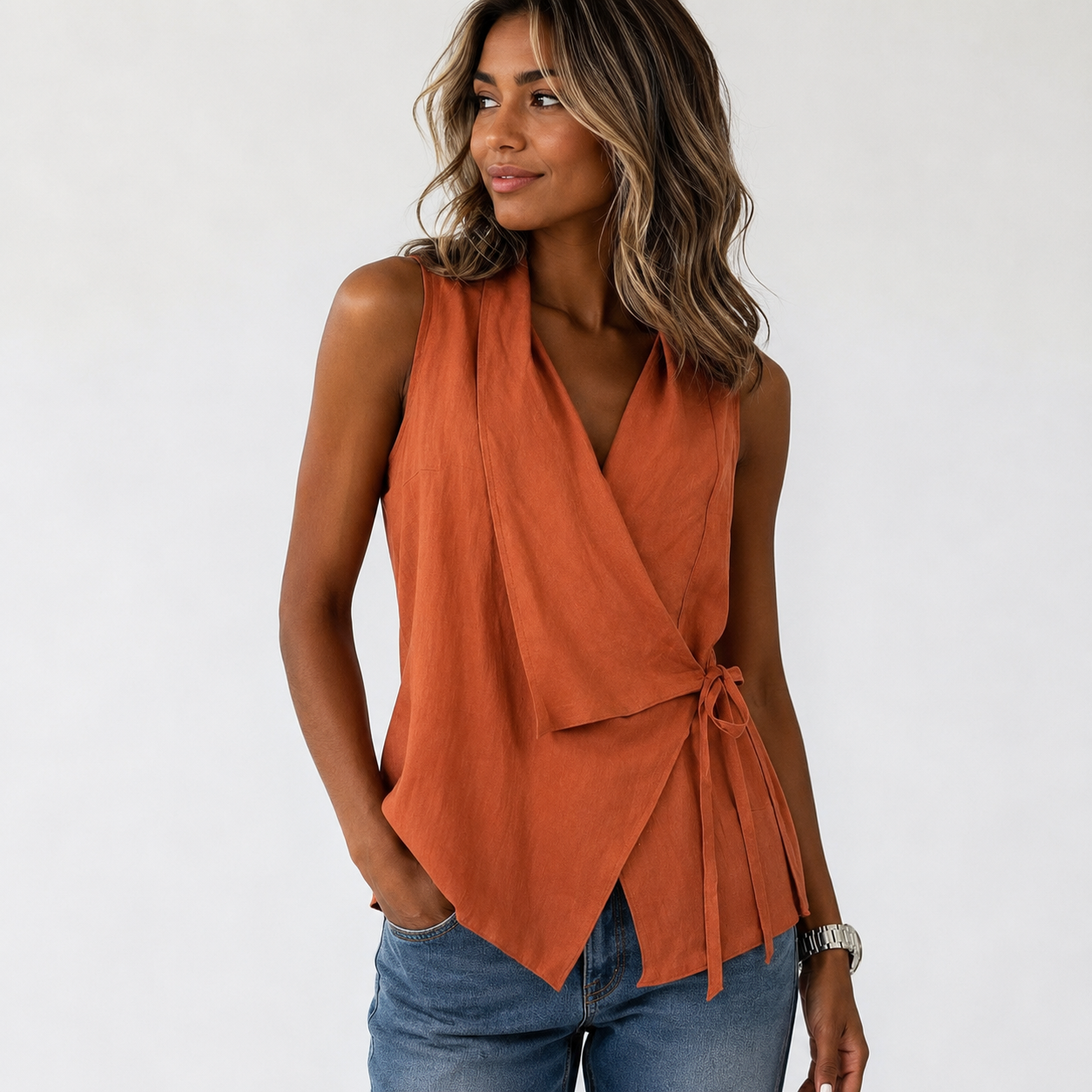 Rosa™ | Camisa sin Mangas
