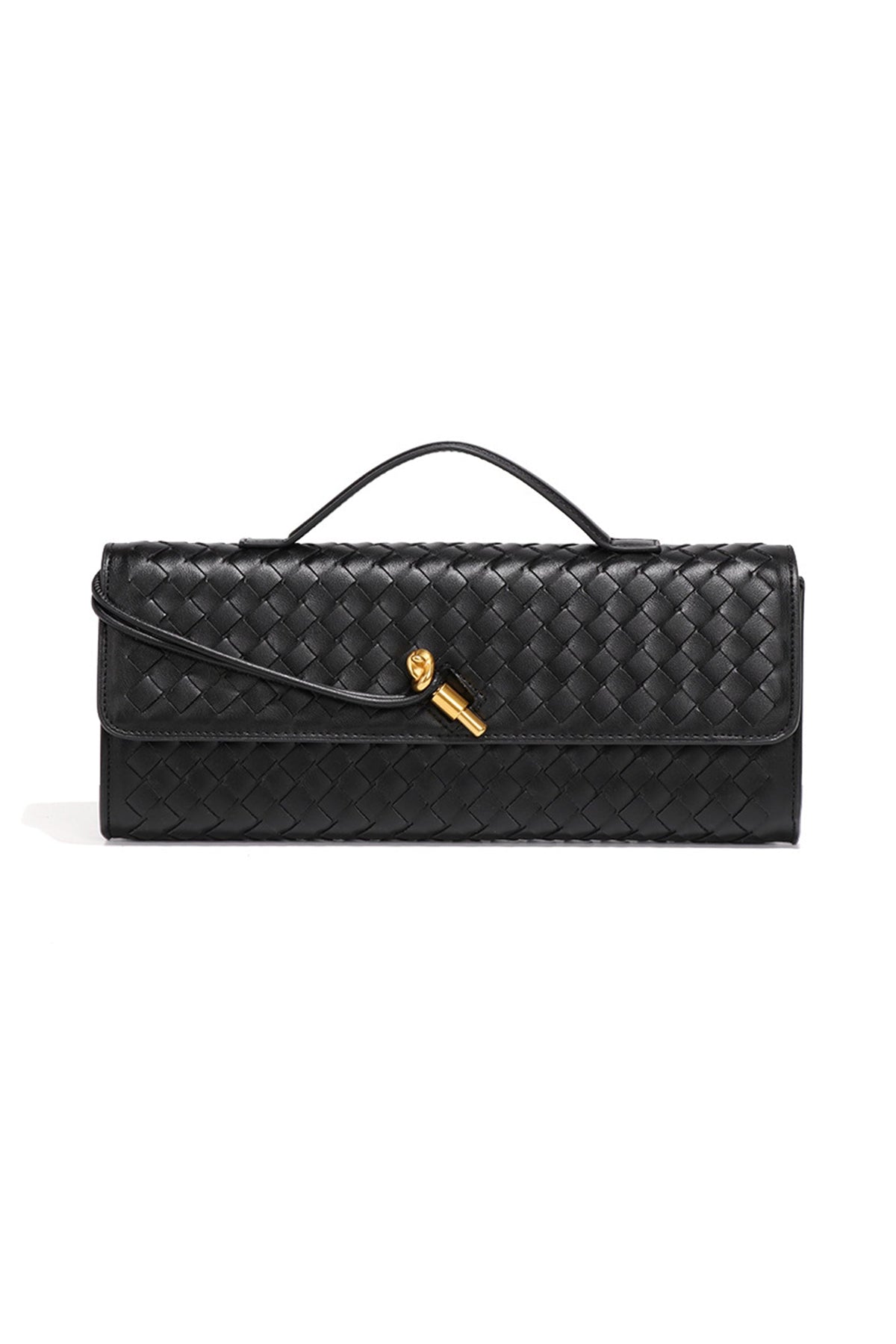 Nerea | Pochette in Pelle Intrecciata