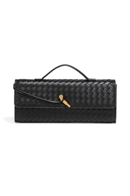 Nerea | Pochette in Pelle Intrecciata