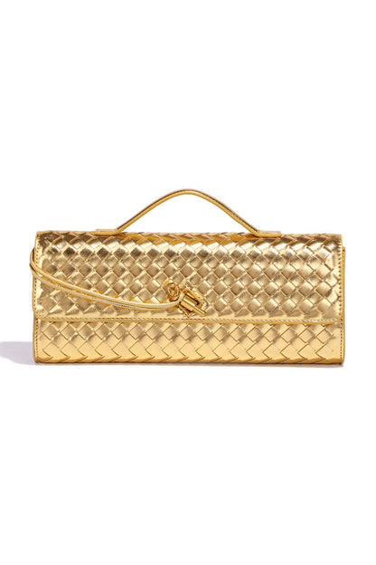 Nerea | Pochette in Pelle Intrecciata
