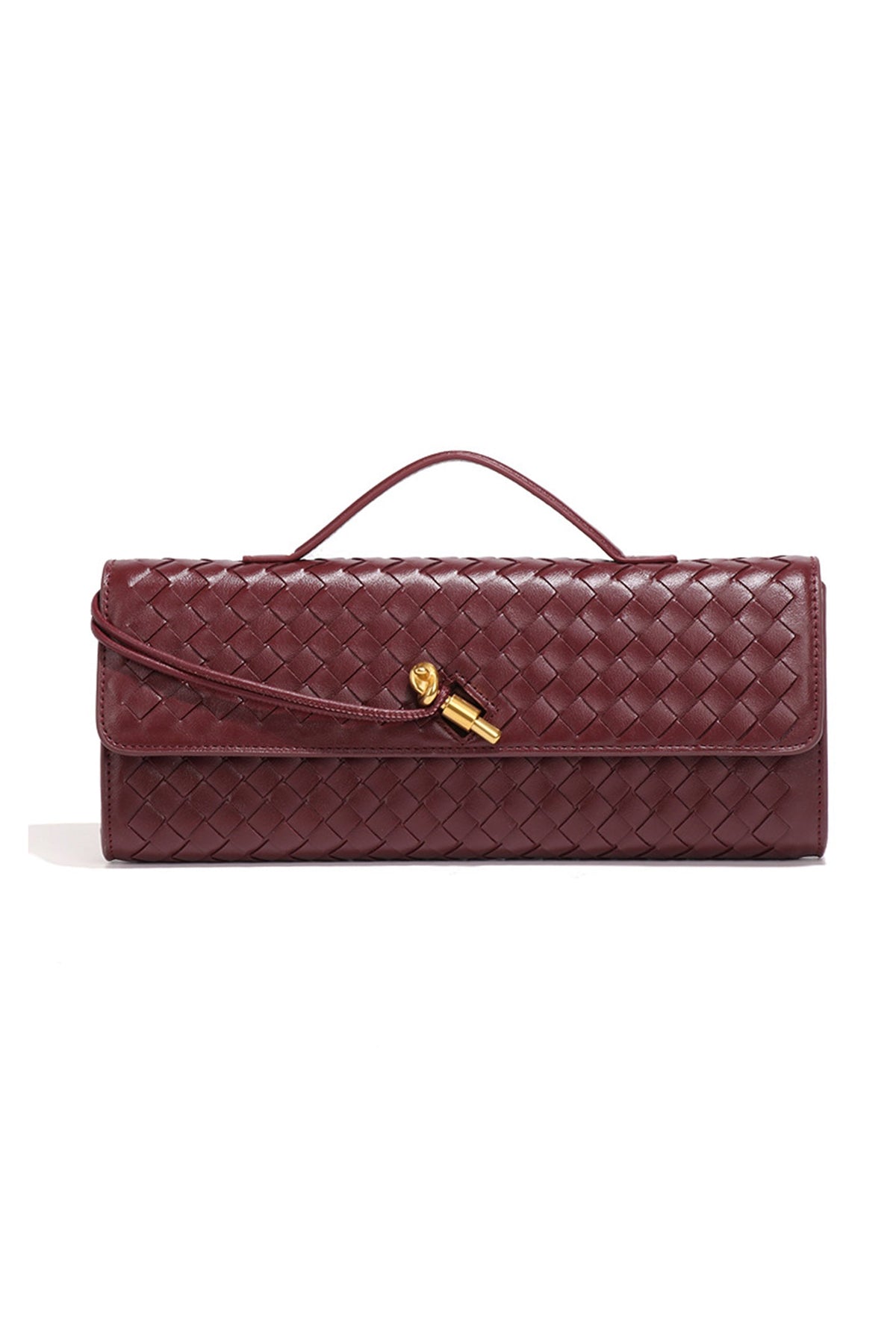 Nerea | Pochette in Pelle Intrecciata