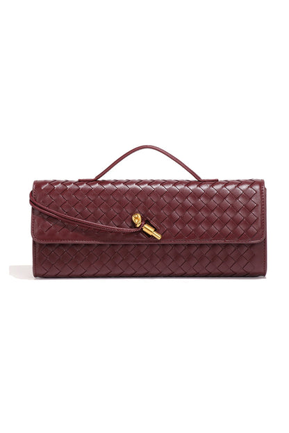 Nerea | Pochette in Pelle Intrecciata