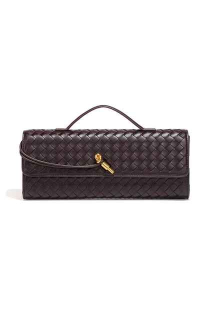 Nerea | Pochette in Pelle Intrecciata