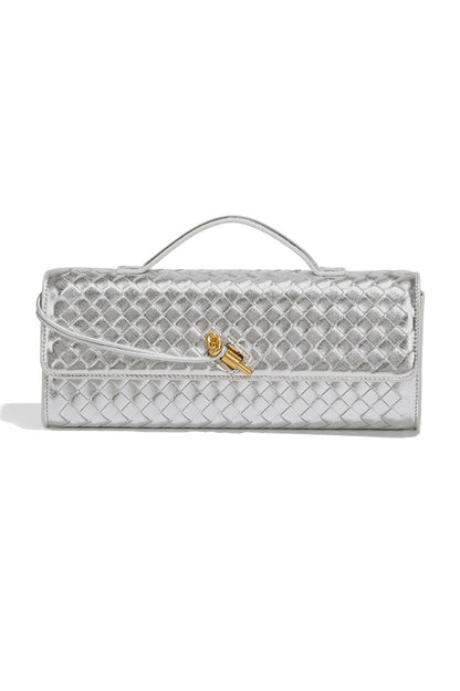 Nerea | Pochette in Pelle Intrecciata