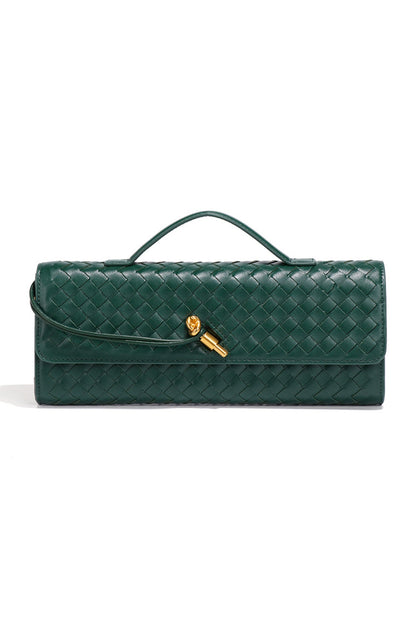 Nerea | Pochette in Pelle Intrecciata