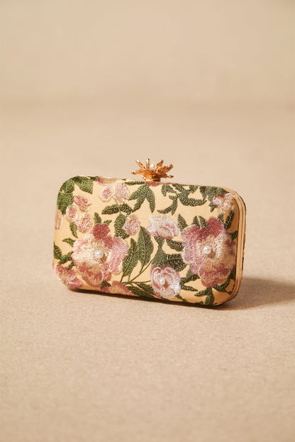 Adela | Pochette Ricamata con Perle
