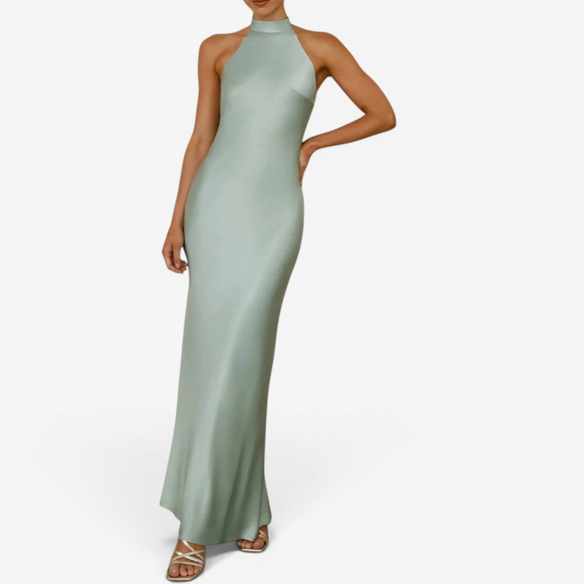 Veya | Abito Lungo in Satin