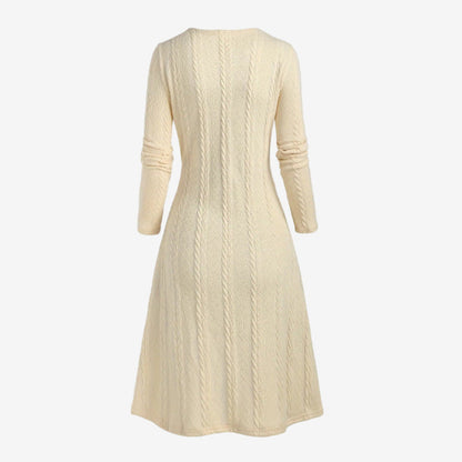 Ela | Abito in Maglia con Dettagli