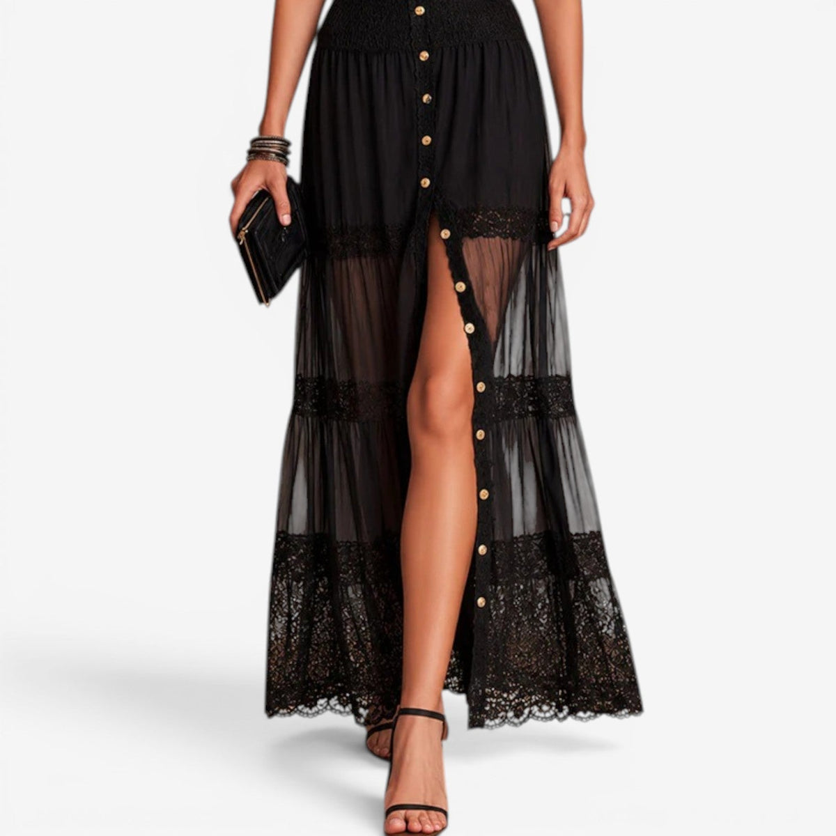 Janina | Abito Maxi Chemisier