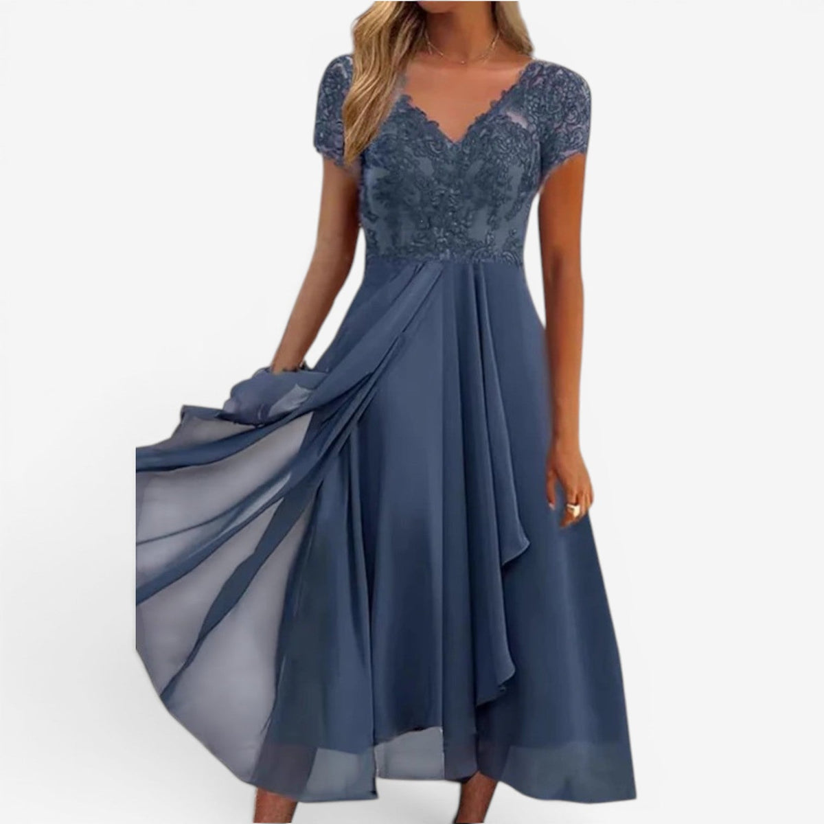 Suzzaine | Abito Midi Chiffon