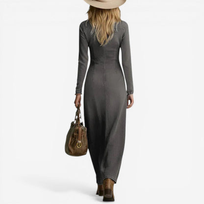 Sussie | Abito Lungo in Denim