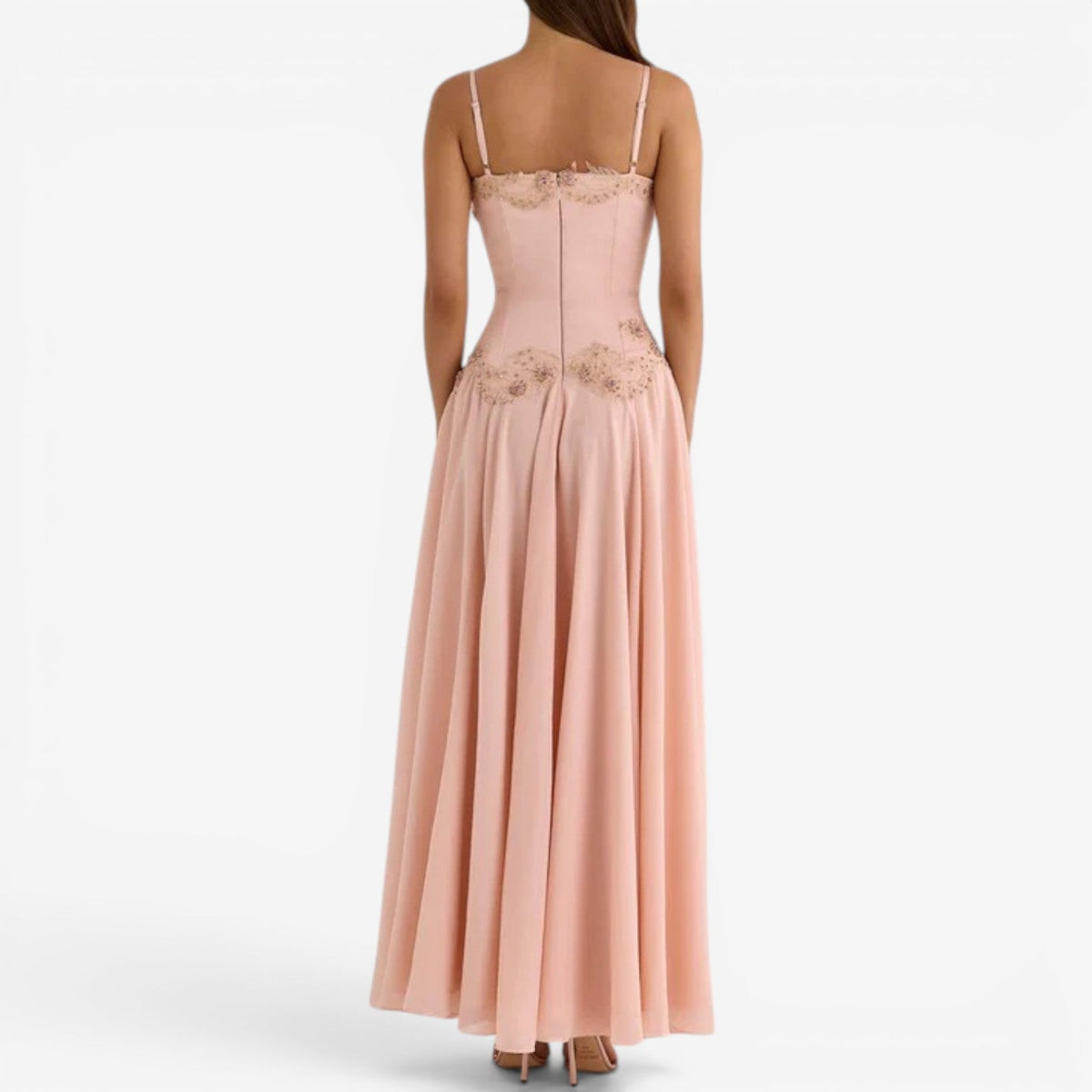 Kyla | Abito Lungo in Chiffon