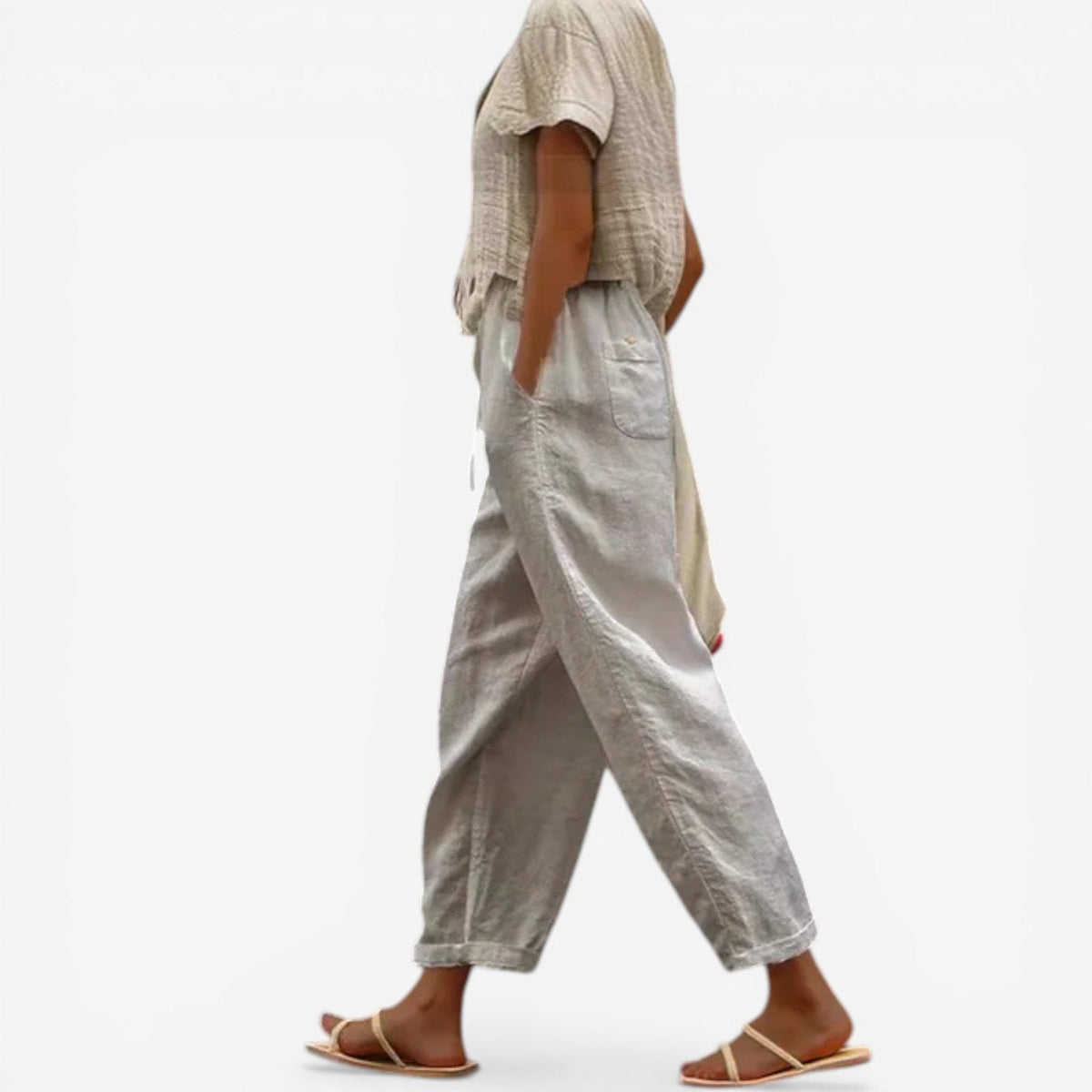 Gabriella | Pantaloni a Gamba Larga