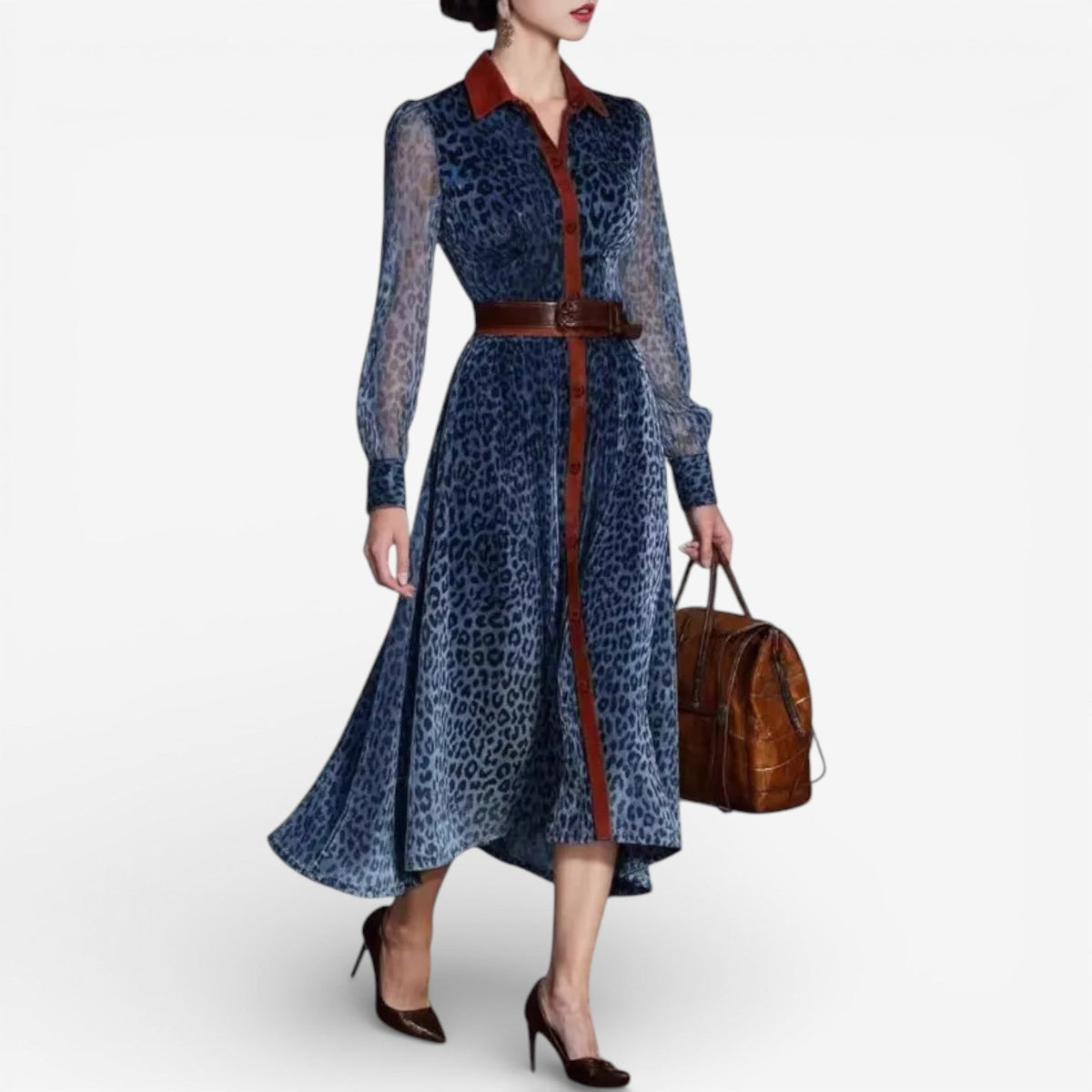 Rosemarie | Abito Midi Animalier