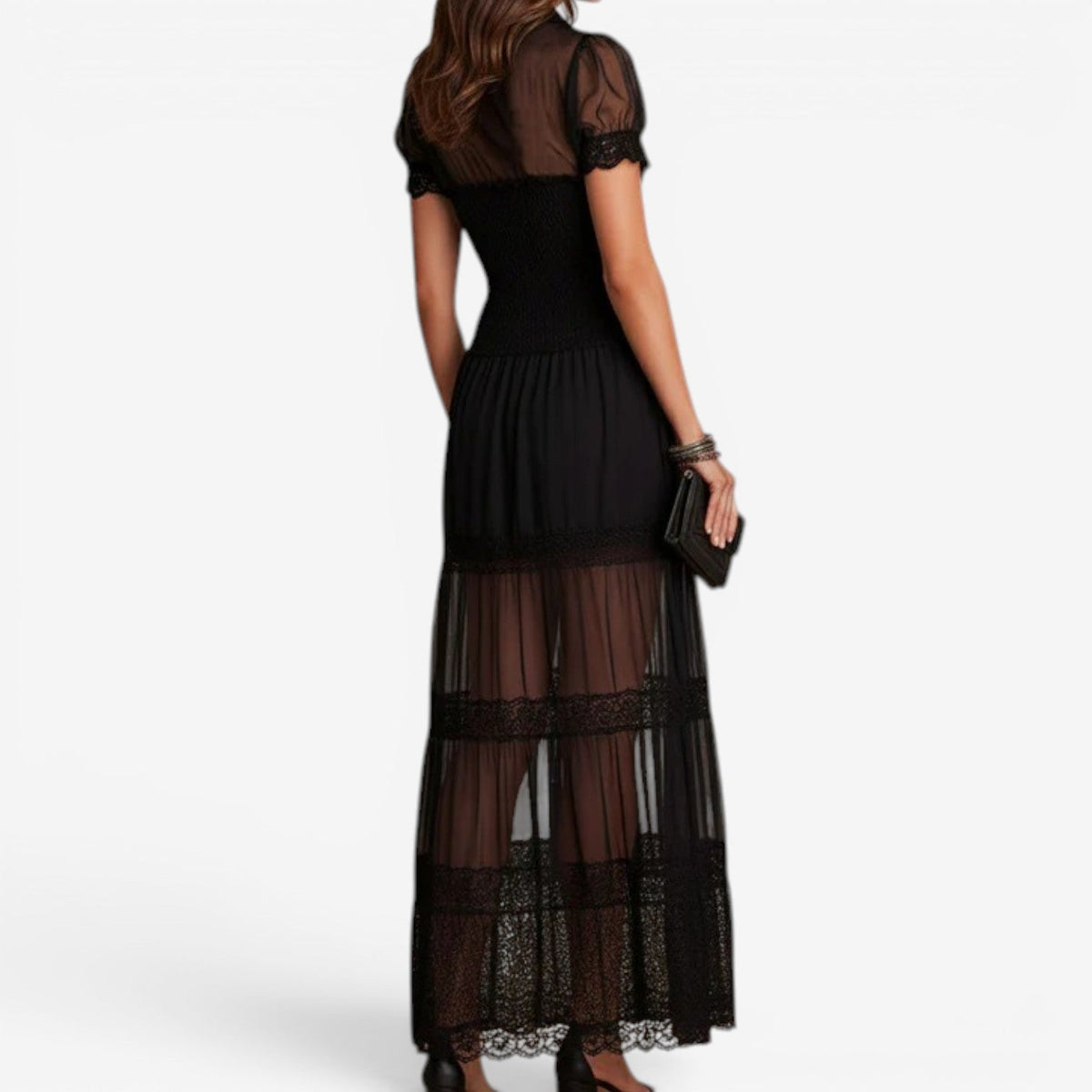 Janina | Abito Maxi Chemisier