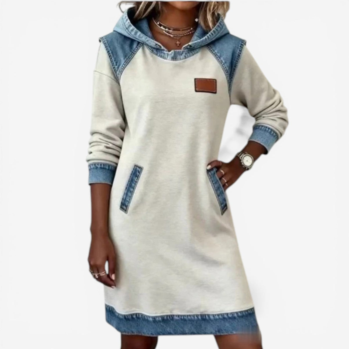Georgina | Abito Casual con Cappuccio