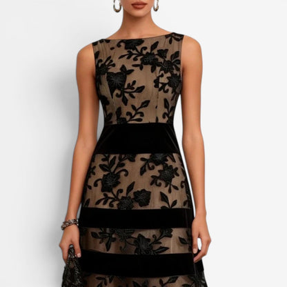 Pria | Abito Midi in Pizzo Floreale